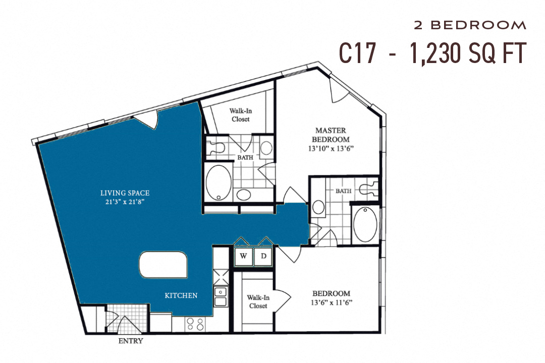 Commons Park West Two Bedroom C17